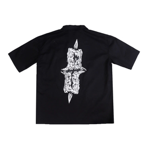 T-shirt d'été zippé pour hommes haut de gymnastique à manches courtes respirant vêtements d'entraînement slim fit fashion casual training gear - Product Image 2