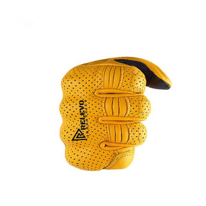 Guantes de Motocicleta Clásicos de Cuero Encerado de Diseño Completo Personalizados de Alta Calidad al por Mayor a Bajo Precio - Product Image 6