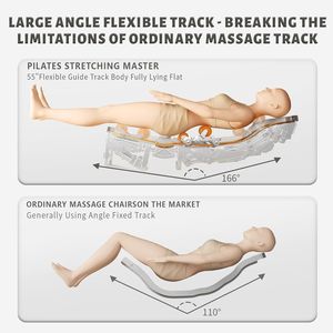 Fauteuil de massage zéro gravité complet avec thérapie thermique, modes automatiques et télécommande, relaxation ultime pour le dos, les épaules et les bras - Product Image 4
