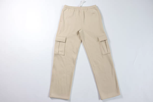 Pantalones de hombre lavados Fleece Jogger Custom Plain Fleece Warm Pants Venta al por mayor Cargo Pantalones de chándal Loose Fit Winter High weight Stacked - Product Image 3