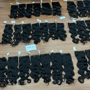 Top 1 venta al por mayor paquetes de cabello crudo sin procesar hasta 40 pulgadas ondulado fábrica extensión de cabello humano - Product Image 2