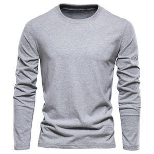 100% Cotton Men's <b>Long</b> <b>Sleeve</b> <b>T</b>-<b>Shirts</b> Top Quality Classic Style Tops Eco-Friendly Quick Dry Spring Daily Wear <b>T</b>-<b>shirts</b> for Men - Product Image 1