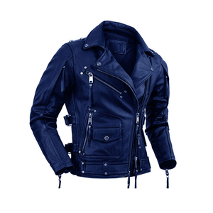 Chaqueta de cuero ajustada para hombre, chaqueta negra, chaqueta de cuero PU de moda británica de alta calidad para hombre - Product Image 3