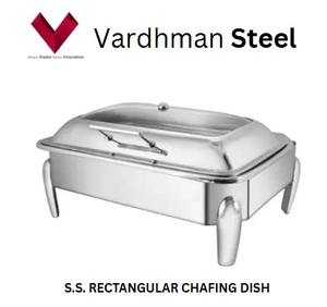 Gran oferta SS Rectangular Chafing Dish 10L, perfecto para buffets y eventos de catering, calentador de alimentos rectangular de acero inoxidable 10L - Product Image 4