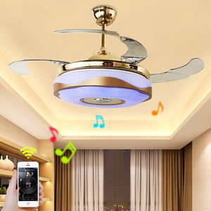 Ventilador de Techo HC con Luz LED de 42 Pulgadas, 6 Velocidades, Regulable, Control Remoto, Diseño Moderno para Dormitorio, Hogar y Oficina - Product Image 4