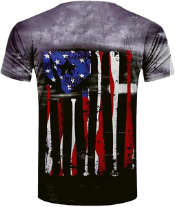 Camiseta de hombre con impresión Digital de etiqueta tejida personalizada al por mayor de calidad Superior personalizada 88% poliéster 12% Spandex nuevo Ringer - Product Image 2