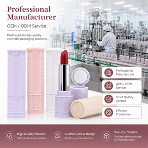 Rossetto <span class=keywords><strong>Vintage</strong></span> con Etichetta Privata, Logo Personalizzato, Tubo con Apertura a Pulsante, Finitura Opaca Vellutata, Lunga Durata, Vegano, OEM Makeup - Product Image 6