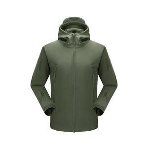Fabricación de chaqueta táctica de poliéster de alta calidad para hombre, chaqueta táctica impermeable y a prueba de viento para invierno, ropa al por mayor para hombre - Product Image 3