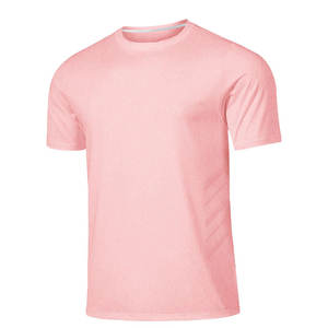 Camisetas de pedal con estampado personalizado para hombre, ropa de gimnasio de manga corta, tela de punto de algodón 100%, camiseta de gimnasio de moda para hombre - Product Image 1