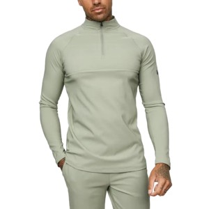 <b>Customized</b> Wholesale High Quality Spandex/Polyester <b>Compression</b> <b>Shirt</b> Gym T-<b>Shirt</b> Men's Breathable Quick Dry Rash Guard - Product Image 6