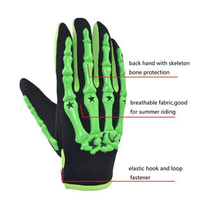 Guantes de carreras de ajuste personalizado de seguridad avanzada Guantes de cuero profesionales de alto agarre con funcionalidad de pantalla táctil de protección UV - Product Image 6