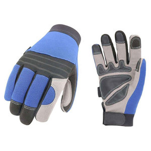 ถุงมือหนังสำหรับงานอุตสาหกรรม ถุงมือทำงานเพื่อความปลอดภัย ถุงมือสำหรับงานก่อสร้าง สำหรับผู้ชาย - Product Image 1