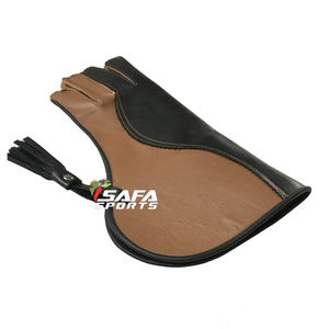 Gant de fauconnerie de haute qualité avec surpiqûres renforcées, protection en cuir épais pour faucons, hiboux, aigles - Product Image 3