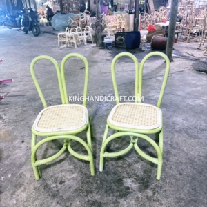 Sillas Infantiles de Ratán Natural Hechas a Mano, Asientos de Mimbre para Niños para Bodas, Cumpleaños, Alquiler, Proveedor OEM - Product Image 1