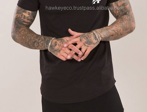 2025 Camiseta cómoda de alta calidad ajustada para hombre, camiseta informal de palangre, camiseta personalizada en blanco para hombre - Product Image 3