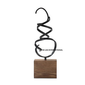 Lunettes de soleil en aluminium martelé Designer Table Top Sculptures décoratives Fournitures Showpiece Statue pour Accents de maison - Product Image 3