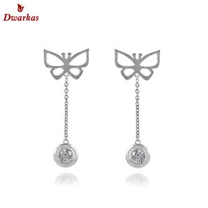 Pendientes de tuerca de piedras preciosas de circón blanco de nuevo diseño de Plata de Ley 925 para mujer, joyería fina para boda y fiesta, aniversario, incrustaciones - Product Image 3