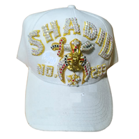 Parches decorativos de pedrería bordados de una y dos filas para sombrero Fez masónico hecho a mano, estilo Shriners, con apliques de joyería