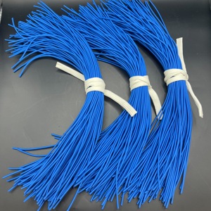 3mm Cutting Blue 100% Polyester Eco-Friendly High Tenacity Braided 3 Strand Twisted 50cm Drawcord Classical Garment Home Textile - Product Image 1