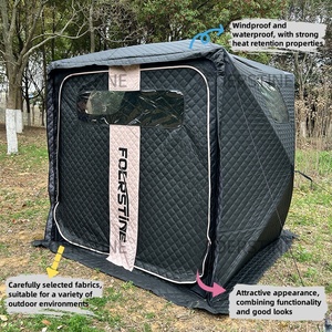 2025 Thiết Kế Mới Ngoài Trời Xách Tay Pop up Tắm Hơi Lều Dày Không Thấm Nước <span class=keywords><strong>2</strong></span> <span class=keywords><strong>3</strong></span> 4 5 Người Mùa Đông Phòng Tắm Hơi - Product Image 3