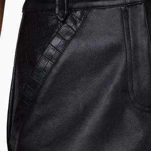 Meilleure vente de jupes en cuir de haute qualité pour femmes logo personnalisé respirant été extérieur look décontracté stock de taille naturelle - Product Image 3