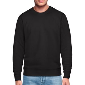 High Quality Men's Casual O-Neck Sweatshirt Polyester/Cotton Fleece Digital Printed Solid Print Patterns XS Size for Spring - Product Image 4
