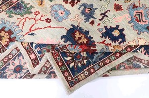 Tapis moderne afghan Oushak 8x10 pieds Tapis de haute qualité noué à la main en soie Belle Oriental Antique Traditionnel Prière colorée - Product Image 5