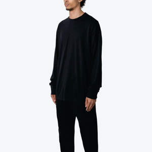 2024 nueva camiseta de manga larga para hombre, camiseta de manga larga de otoño e invierno con bolsillo relajado para hombre - Product Image 1