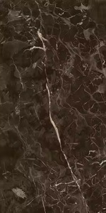 Fredirco Brun Pierre Naturelle Aspect Marbre Porcelaine Fritté Brillant Dalle 600x1200 Carreaux de Sol Premium - Product Image 2