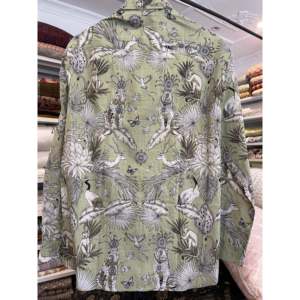 Camisas Casuales con Estampado de Jungla, Colección SAGE, Tela Popelina, Transpirable, para un Uso Diario Cómodo - Product Image 5