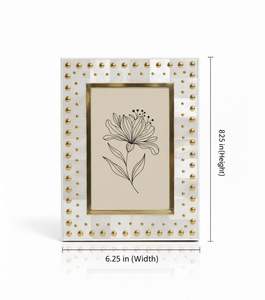 Cadre photo en os incrusté, fait main, écologique et luxueux |   Articles de décoration intérieure et hôtelière de haute qualité en stock - Product Image 3