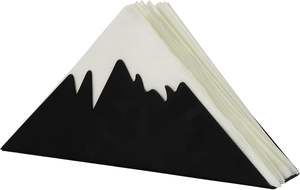 Servilleteros de acero inoxidable de diseño premium de color negro para mesa, dispensador de servilletas de metal para cocina, servilletero - Product Image 3