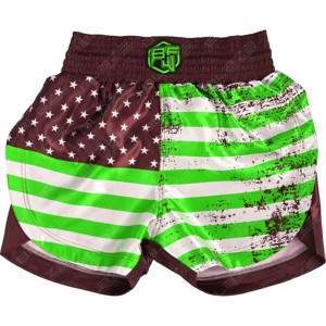 Pantalones cortos de entrenamiento Blaze Fight Wear al por mayor 100% poliéster patrón de tablero transpirable de moda logotipo personalizado medio antiarrugas Muay - Product Image 5