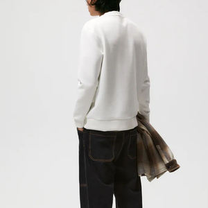 Dec personalizado Pastel algodón Premium sudaderas con capucha Unisex adulto Thrifting cuello redondo negro ajuste bolsillos blanco liso cuello simulado sudadera - Product Image 5