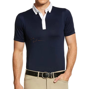 Camisas de espectáculo de equitación para hombre, ropa de competición ecuestre duradera, diseño clásico elegante para espectáculos de caballos ligeros - Product Image 1