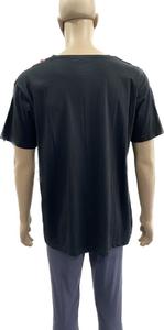 T-shirt tricoté 100% coton pour hommes, sérigraphié de qualité supérieure, couleur unie, personnalisable et écologique, d'Inde - Product Image 2