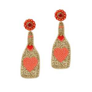 Pendientes de Cuentas de Cristal de Diseño Moderno y Elegante, Pendientes de Cuentas de Semillas Hechos a Mano, Joyería Artesanal Única y Creativa - Product Image 5