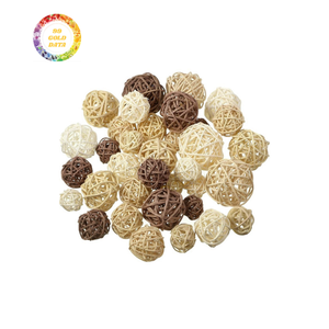 Bola de ratán duradera, artesanía decorativa, precio asequible, diseño tejido a mano de alta calidad para eventos, fiestas, hogar, jardín - Product Image 5