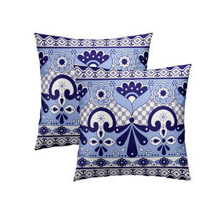 Fundas de cojín de algodón puro 100%, impresión personalizada, técnica tejida con logotipo personalizado para Home Hospital Hotel - Product Image 3