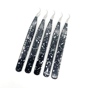 Pinzas para Extensión de Pestañas, Pinzas para Pestañas de Visón, Pinzas de Acero Inoxidable con Punta de Fibra, Logotipo Personalizado, Diseño con Impresión Personalizada - Product Image 2