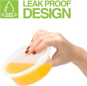 Deli-contenedores de plástico transparente para almacenamiento de alimentos, recipientes con tapas desechables para sopa, comida, vajilla, 8 OZ - Product Image 4