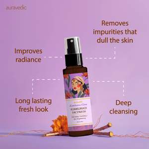 Nettoyant Visage Kumkumadi – Nettoyage Profond et Raffermissant avec Curcuma, Glycérine et Acides Aminés Végétaliens pour Peaux à Tendance Acnéique – Format ml - Product Image 4