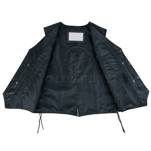 Chaleco de Cuero para Hombre, de Alta Calidad, Elegante, sin Mangas, Clásico, Informal - Product Image 5