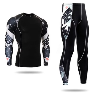 Camiseta de Compresión Deportiva Personalizada para Hombre, Conjunto de Entrenamiento de Secado Rápido, Ropa de Yoga Transpirable y sin Costuras para Deportes - Product Image 6