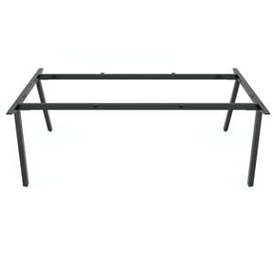 Minimally Designed Office Furniture 200x100cm Meeting Table Steel <b>Frame</b> PLY System Assembly Required-HCPL010 Conference Table - Product Image 2