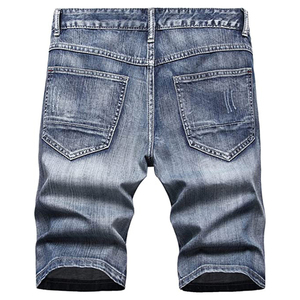 Short en jean de style nouveau pour hommes, jean en denim déchiré pour hommes, short en denim d'été respirant adoucissant pour garçons en détresse - Product Image 6