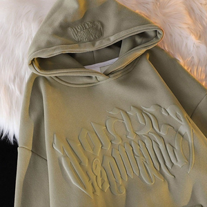 เสื้อฮู้ดดี้ปักลายคุณภาพสูงแบบมืออาชีพ น้ำหนักเบา ระบายอากาศได้ดี สำหรับผู้ชาย แบบนูน - Product Image 3