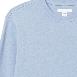 Mode col épais tissu éponge blanc col rond hommes en vrac de haute qualité unisexe plaine Logo personnalisé sweats hommes col rond - Product Image 1