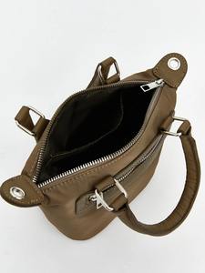 High Quality Women's PU Custom Logo Fashionable Zipper Shoulder <b>Handbag</b> <b>Canvas</b> Lining Factory Price - Product Image 4