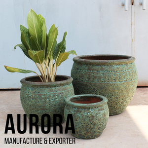 Jardinière vietnamienne en céramique faite à la main poterie vietnamienne du fabricant - Product Image 3